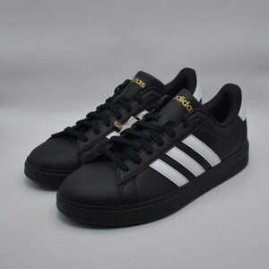 Adidas Grand Court 2.0 Sneakers Men's Size 9.5 Shoes Black White NWT NEW JR0546